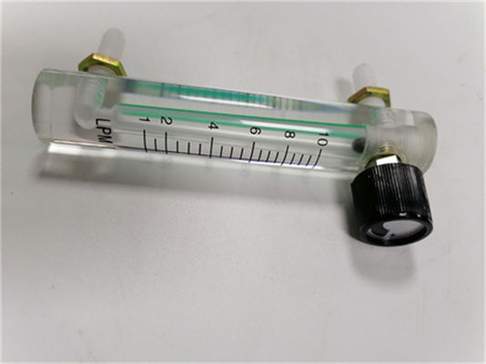 O2 Rotameter Transparent Glass Oxygen Rotameter with Regulating Valve for Oxygen ...